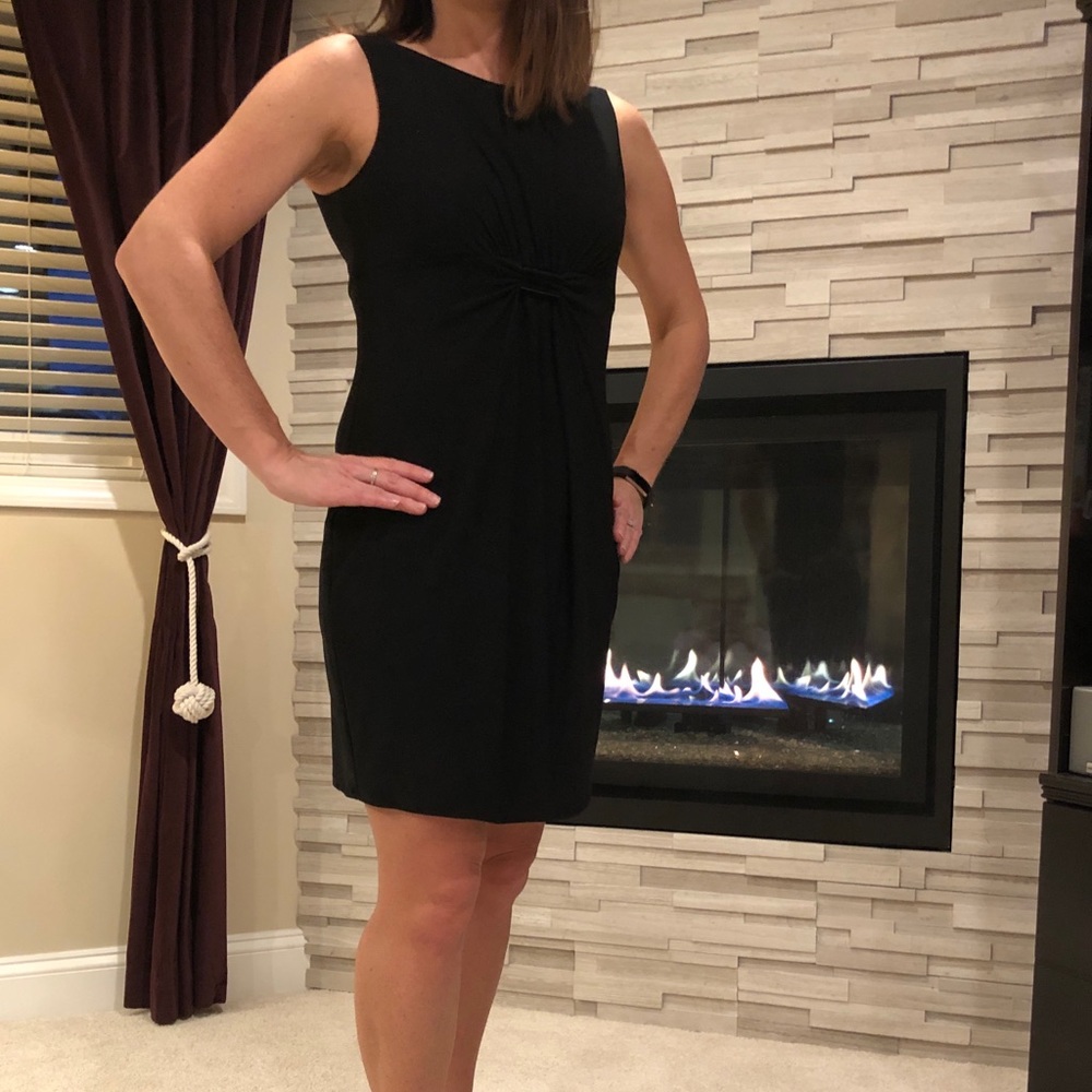 Black cocktail dress.